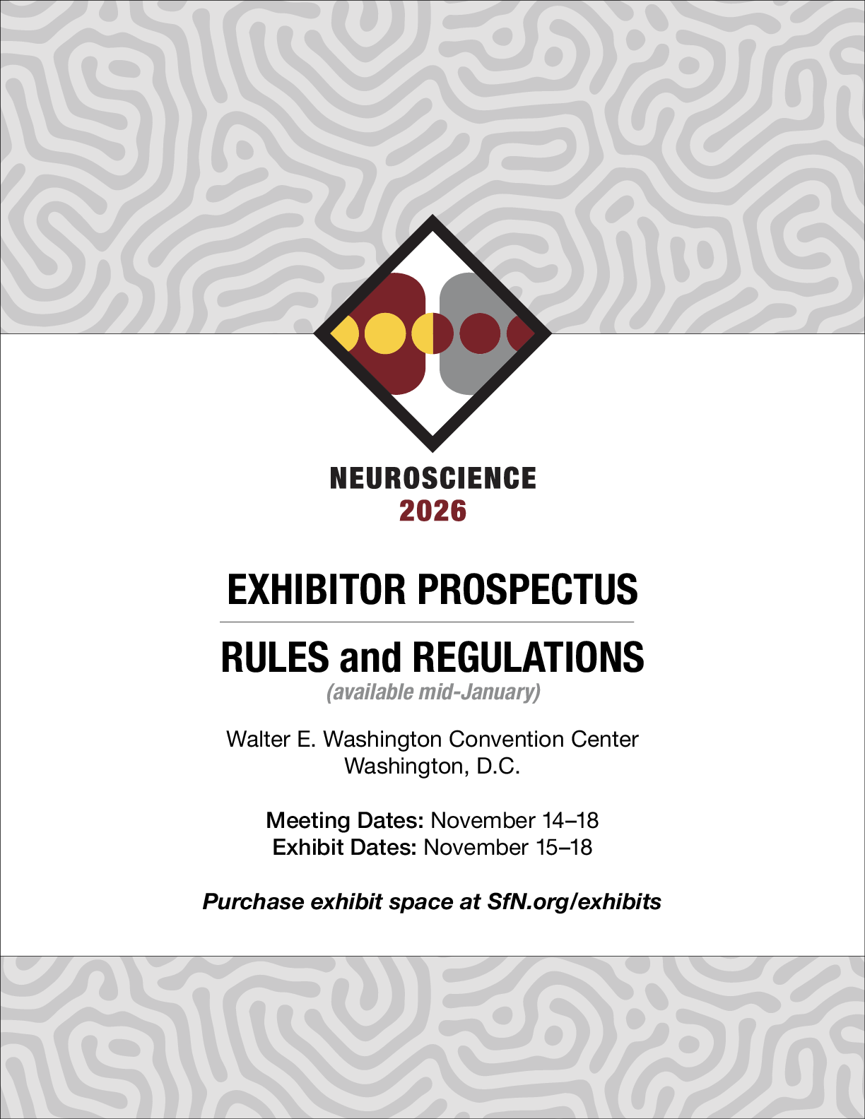 Neuroscience 2026 Exhibitor Prospectus & Rules and Regulations